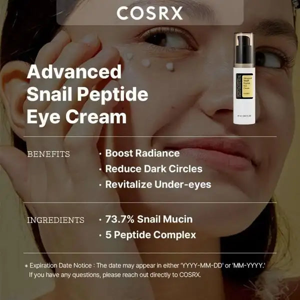 Cosrx Advanced Snail Peptide Eye Cream