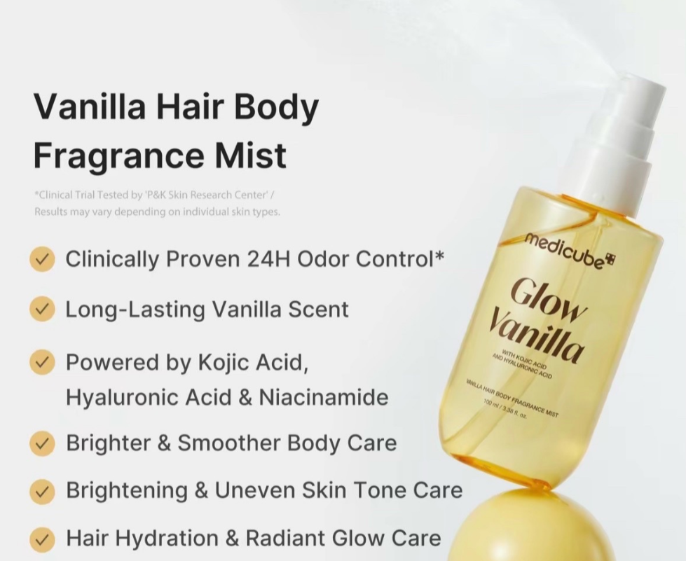 Vanilla hair body Fragrance Mist 100ml