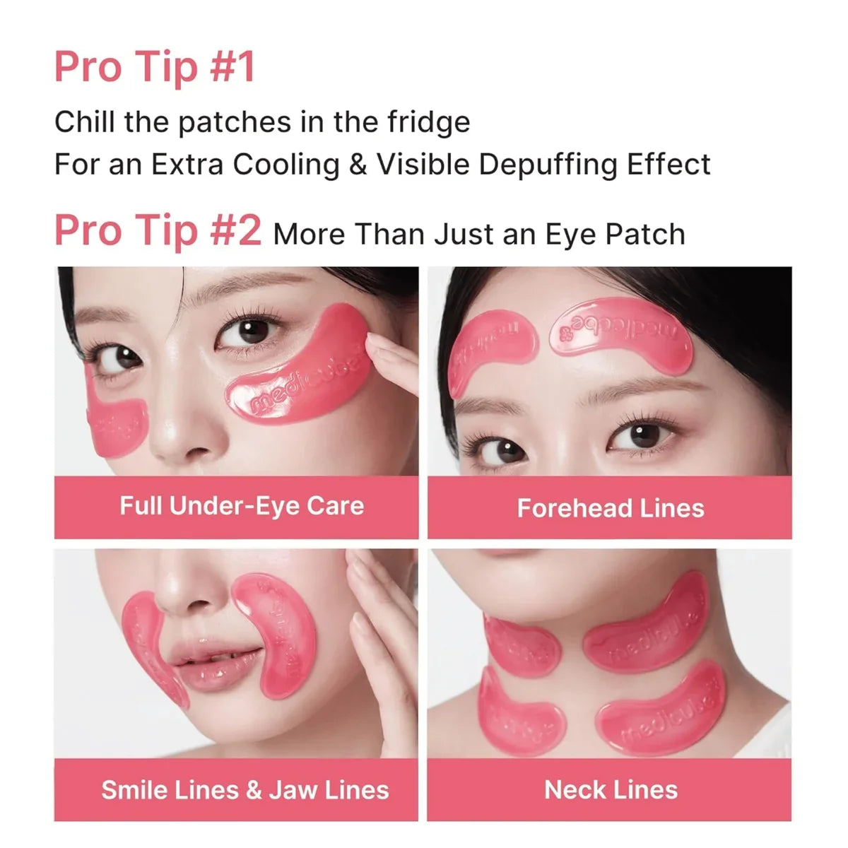 PDRN PINK COLLAGEN JELLY EYE MASK 28 pairs