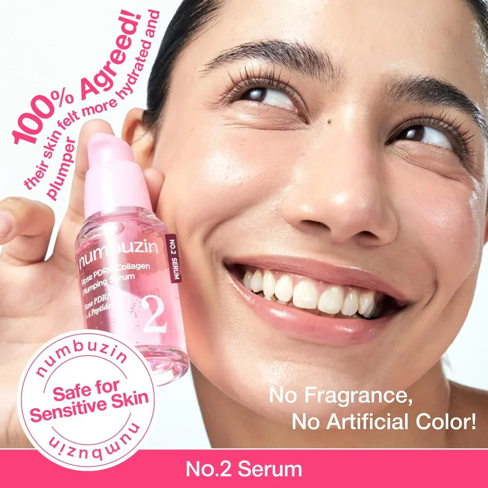 No.2 Rose PDRN Collagen Plumping Serum 30ml