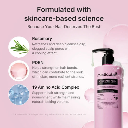 Rosemary PDRN Cooling Thickening Shampoo