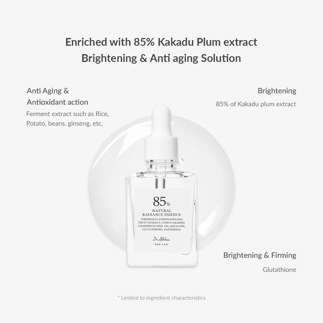 Dr Althea Natural Radiance Essence & Skin Relief Essence - 85%
