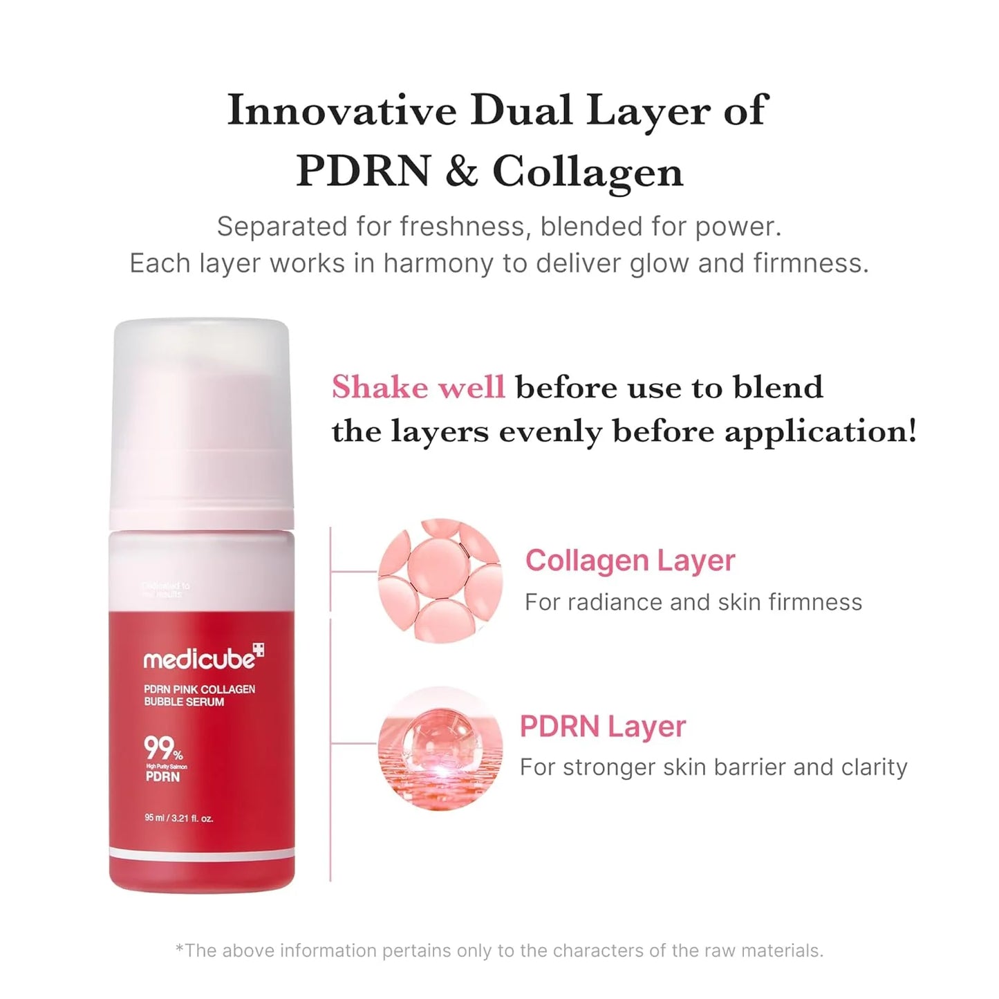 PDRN PINK COLLAGEN BUBBLE SERUM 95 ML