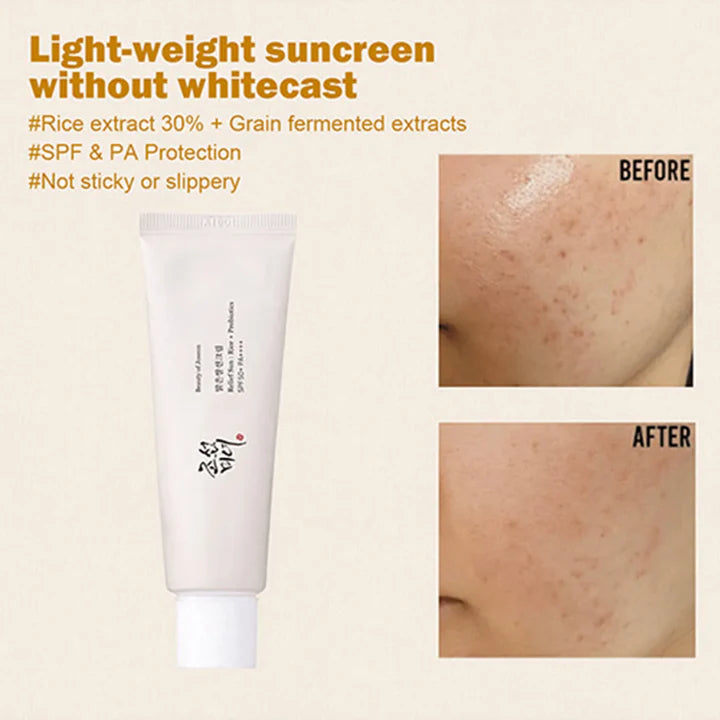 Relief Sun: Rice + Probiotics (SPF50+ PA++++)