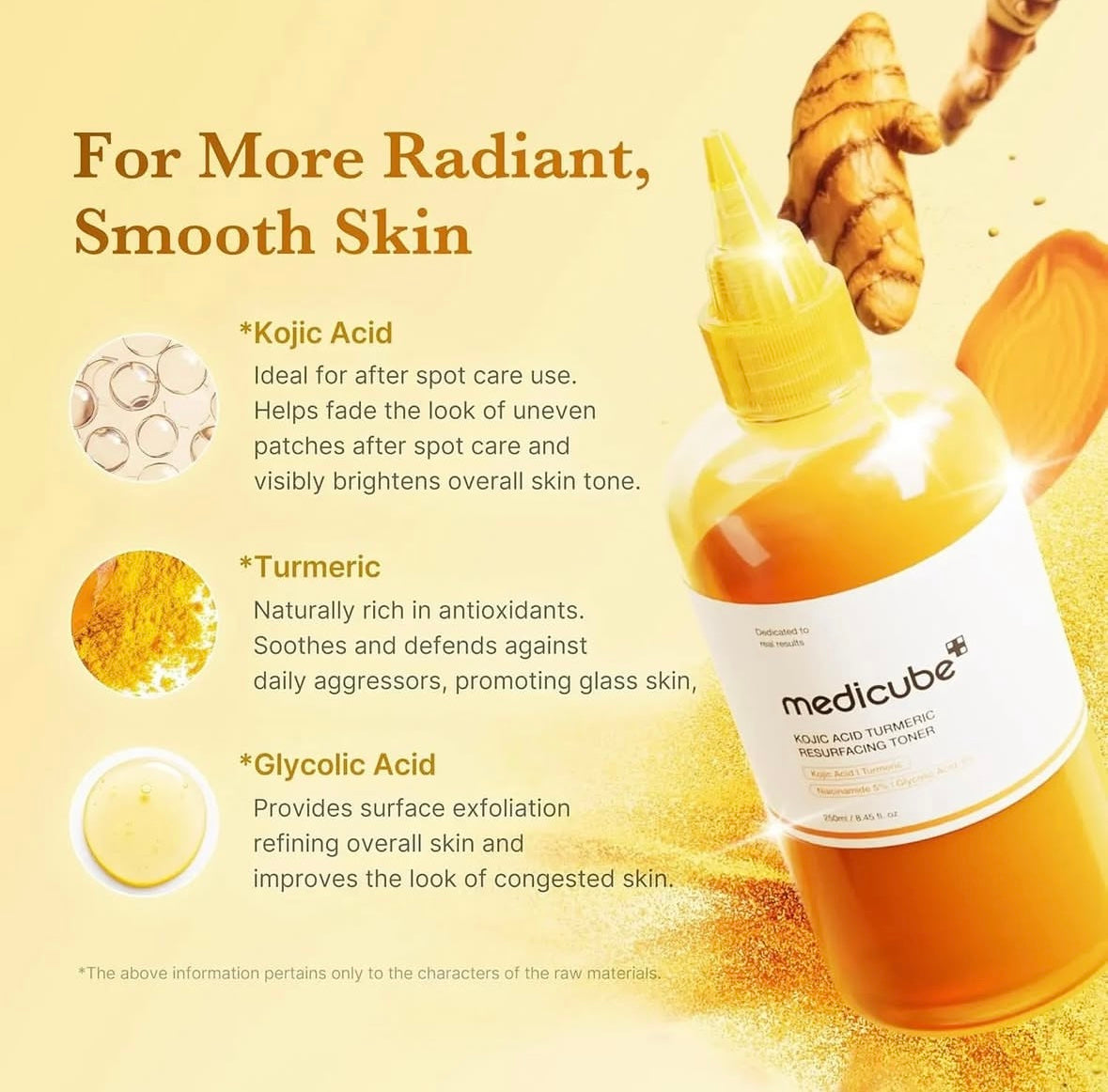 Medicube Kojic acid tumeric resurfacing toner