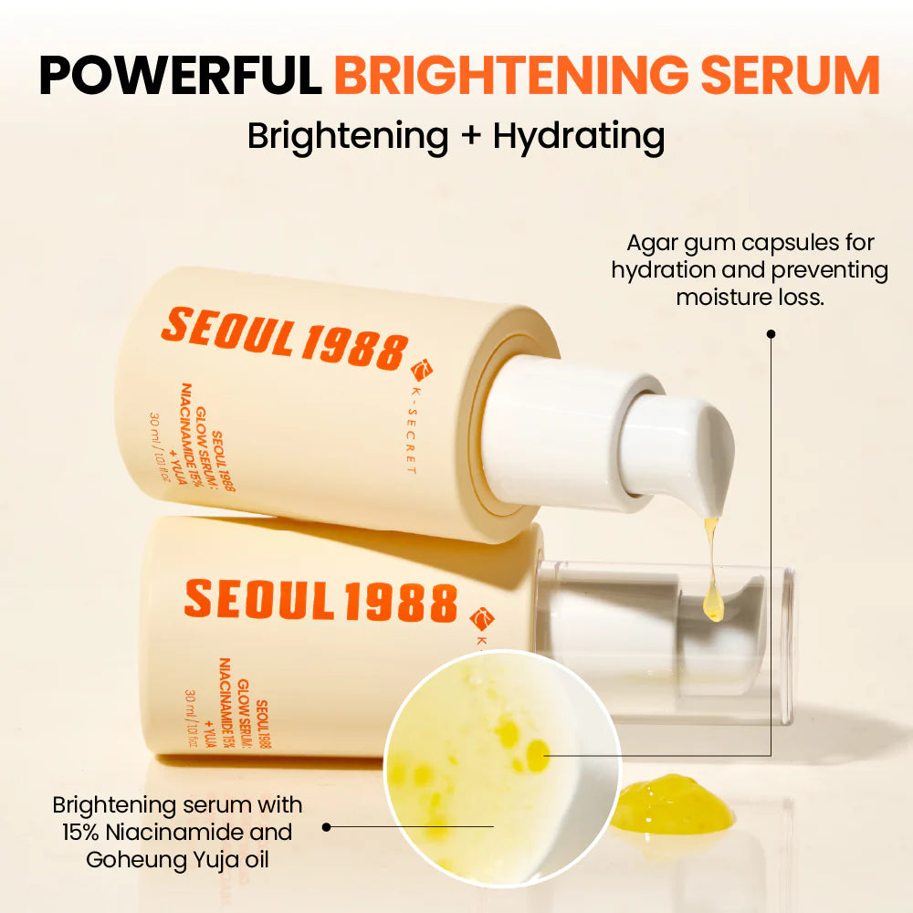 SEOUL 1988 Glow Serum : Niacinamide 15% + Yuja