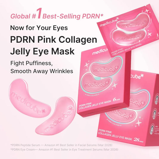 PDRN PINK COLLAGEN JELLY EYE MASK 28 pairs