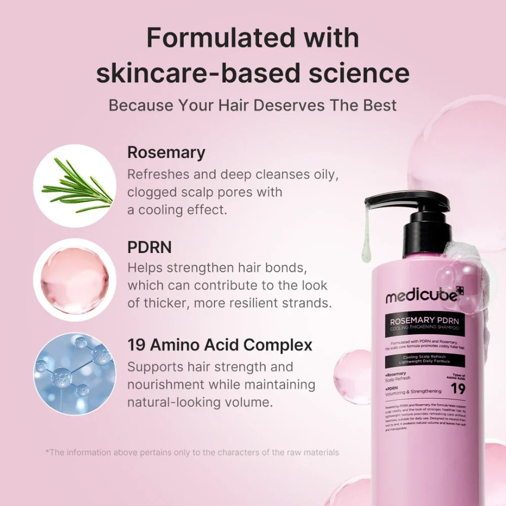 Rosemary PDRN Cooling Thickening Shampoo