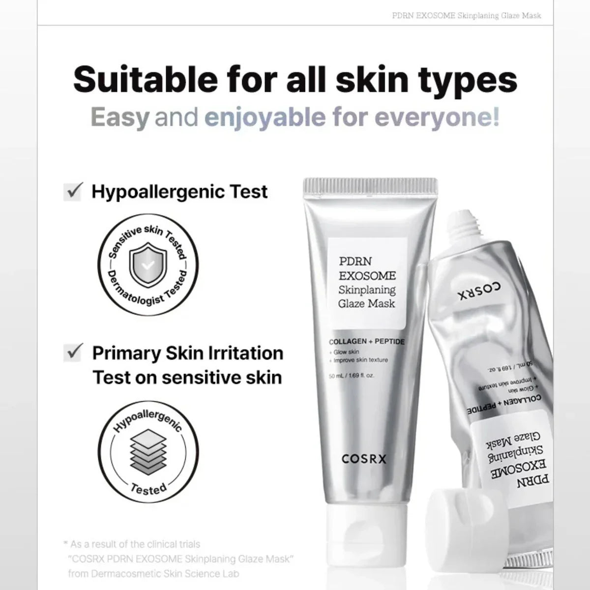 PDRN EXOSOME Skinplaning Glaze Mask